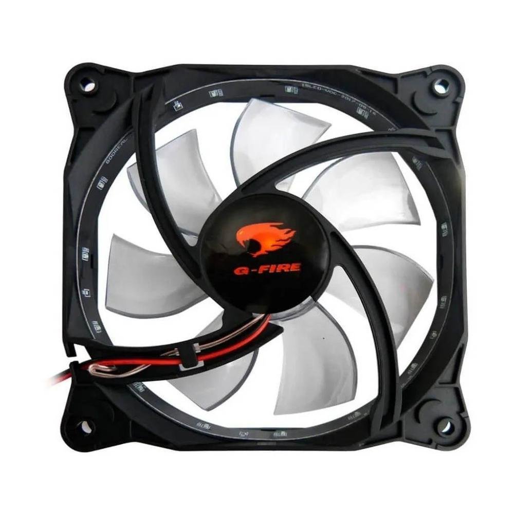 Cooler FAN G-Fire, 120mm, Vermelho - EW1512E Cooler FAN G-Fire, 120mm, Vermelho - EW1512E