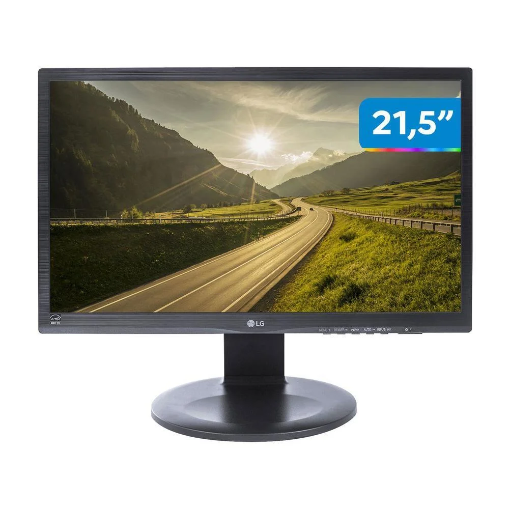 Monitor LG LED 21.5" Full HD, IPS, HDMI, Ajuste De Inclinação - 22BN550Y