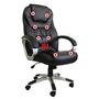 Cadeira Presidente Fox Office Luxo, Com Massagem, Aquecimento, Preta - C2652