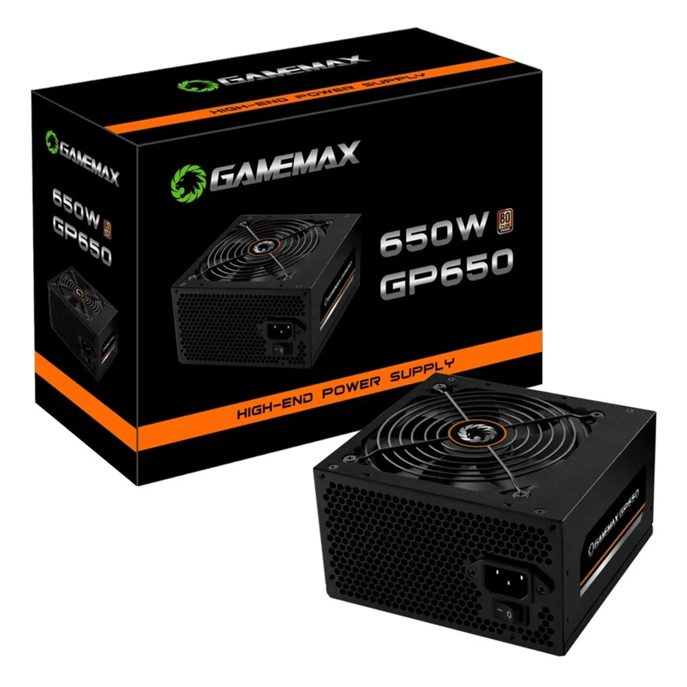 Fonte Gamemax ATX, 650W, 80 Plus Bronze, PFC Ativo - GP650 Fonte Gamemax ATX, 650W, 80 Plus Bronze, PFC Ativo - GP650