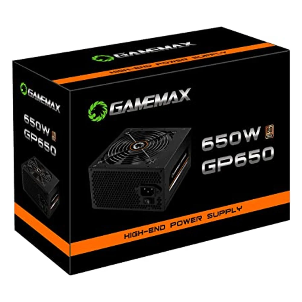 Fonte Gamemax ATX, 650W, 80 Plus Bronze, PFC Ativo - GP650 Fonte Gamemax ATX, 650W, 80 Plus Bronze, PFC Ativo - GP650