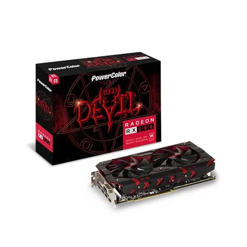 美品 PowerColor RX580 8GB RedDevil【完全動作品】 Placa de Vídeo AMD Radeon RX580 8GB GDD5 256Bits