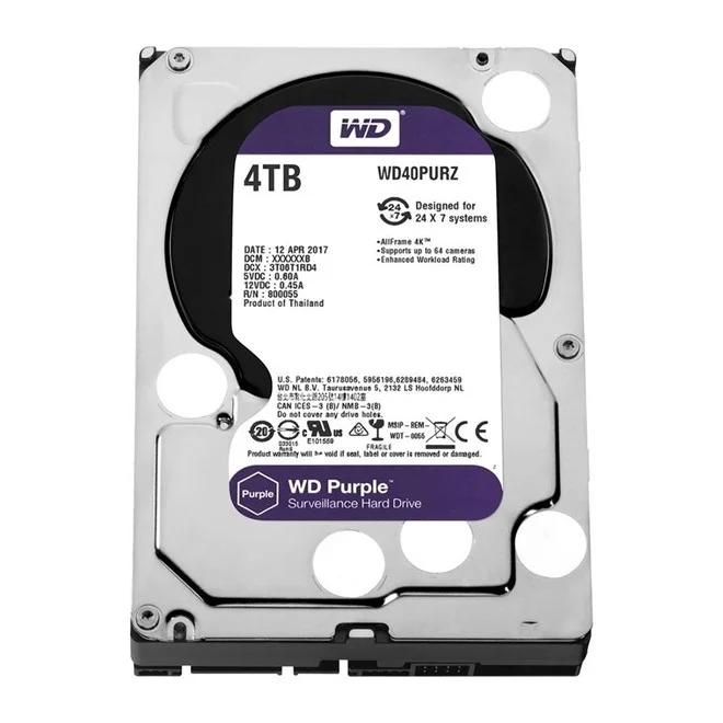 HD WD Purple Surveillance 4TB 35 SATA KaBuM