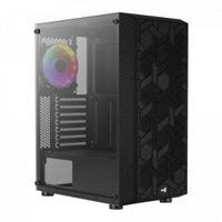 Gabinete Gamer Aerocool, Mid Tower, Lateral de Vidro, Hive, FRGB