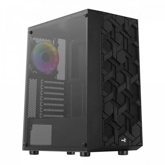 Gabinete Gamer Aerocool, Mid Tower, Lateral de Vidro, Hive, FRGB Gabinete Gamer Aerocool, Mid Tower, Lateral de Vidro, Hive, FRGB