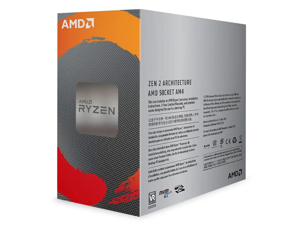 Processador AMD Ryzen 3600 36Ghz Núcleos