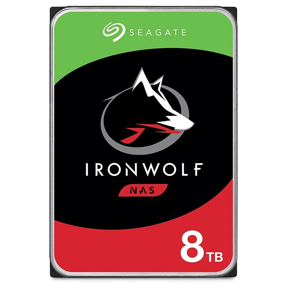 HD Seagate 8TB IronWolf NAS 7200 RPM KaBuM
