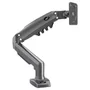 Suporte Ergonômico de Mesa, Para Monitor 17" a 35", Pistão a Gás, Suporte Até 9kg, Cinza, F80N, ELG