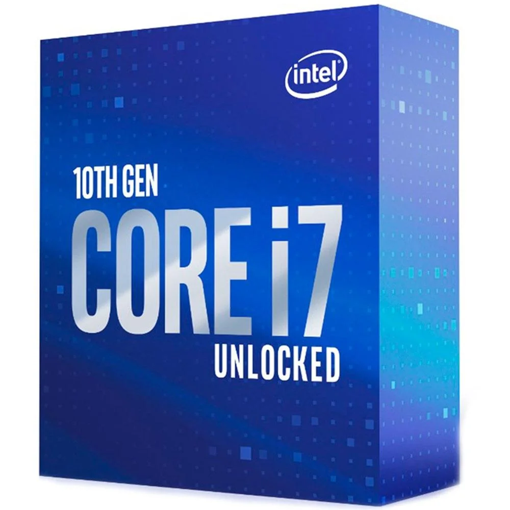 Processador Intel Core I7 10700K 10ª Geração, 3.80GHz, Cache 16MB, Octa Core, 16 Threads, LGA 1200 - BX8070110700K Processador Intel Core I7 10700K 10ª Geração, 3.80GHz, Cache 16MB, Octa Core, 16 Threads, LGA 1200 - BX8070110700K