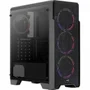 Gabinete Gamer, Mid Tower, Aerocool, Ore Saturn, ATX, FRGB, Preto
