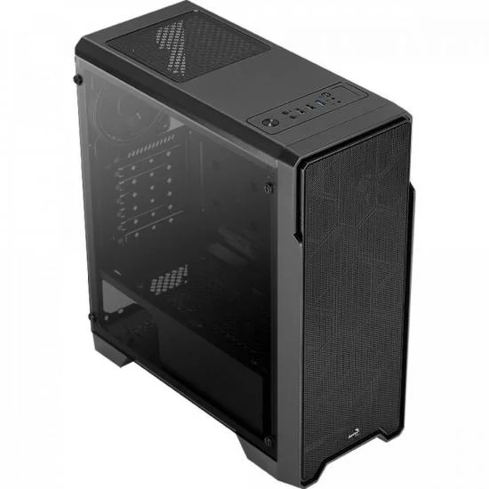 Gabinete Gamer, Mid Tower, Aerocool, Ore Saturn, ATX, FRGB, Preto