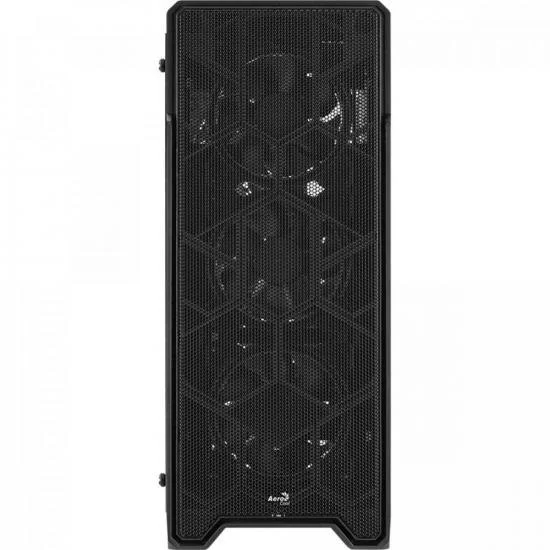 Gabinete Gamer, Mid Tower, Aerocool, Ore Saturn, ATX, FRGB, Preto