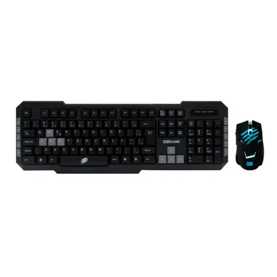 kee Kit Gamer Oex Brave Mouse LED Teclado Preto