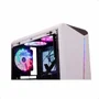 Gabinete Gamer Oex Shelter Gh200, Branco, 3 Coolers, Led Rgb