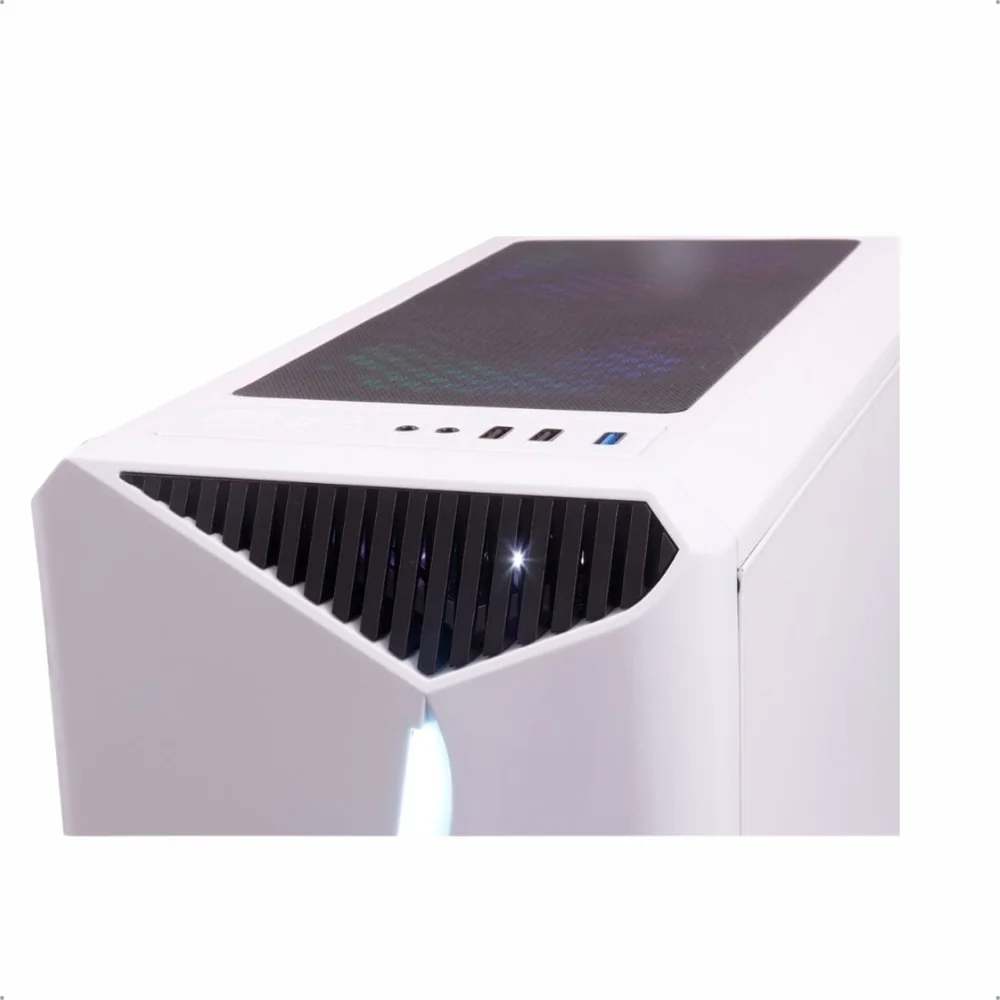 Gabinete Gamer Oex Shelter Gh200, Branco, 3 Coolers, Led Rgb Gabinete Gamer Oex Shelter Gh200, Branco, 3 Coolers, Led Rgb