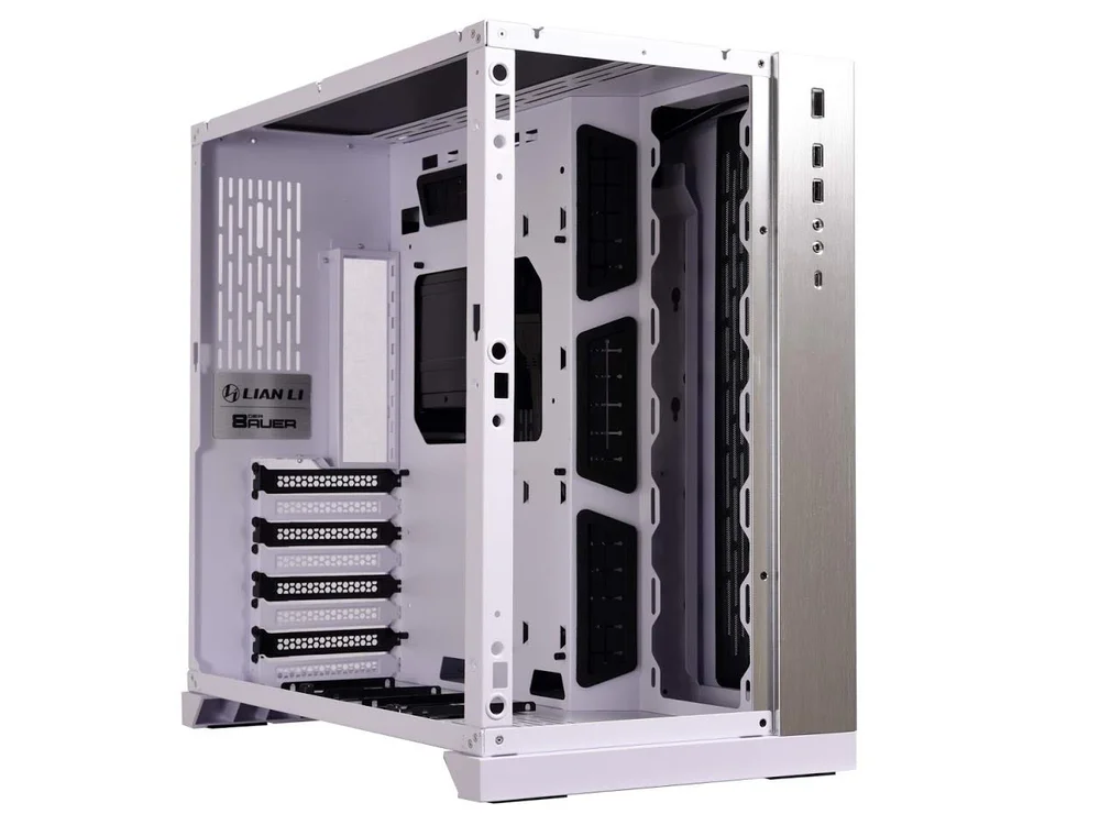 Gabinete Lian Li 011 Dynamic Branco Mid Tower Lateral De Vidro Temperado - Dynamic 011 Branco Gabinete Lian Li 011 Dynamic Branco Mid Tower Lateral De Vidro Temperado - Dynamic 011 Branco