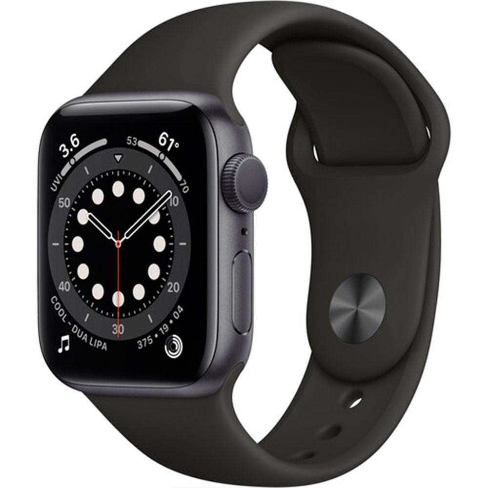 Apple Watch Series 6 S6 Pulseira Sport, 44mm, GPS, WatchOS 6, Alumínio Apple Watch Series 6 S6 Pulseira Sport, 44mm, GPS, WatchOS 6, Alumínio