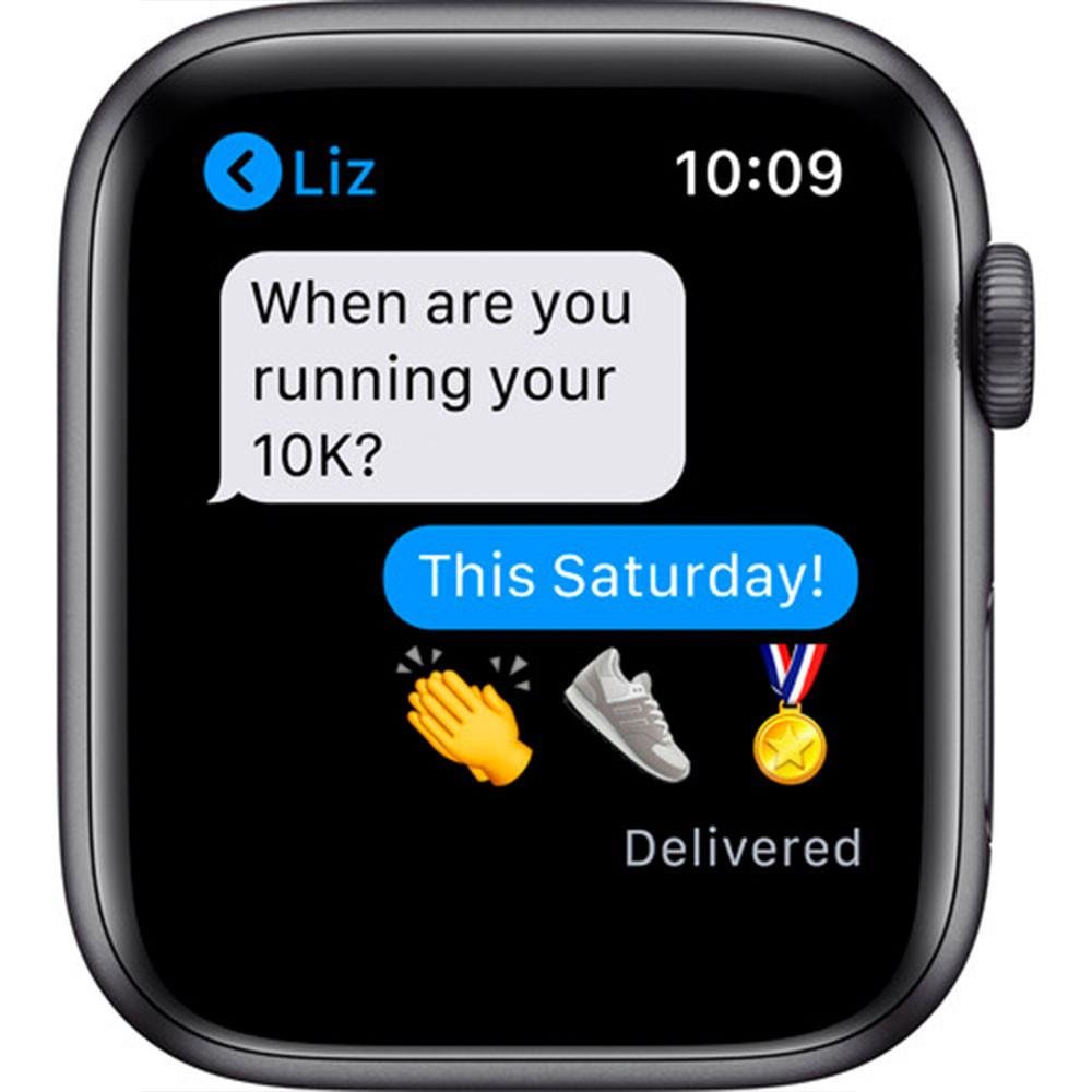 Apple Watch Series 6 S6 Pulseira Sport, 44mm, GPS, WatchOS 6, Alumínio Apple Watch Series 6 S6 Pulseira Sport, 44mm, GPS, WatchOS 6, Alumínio