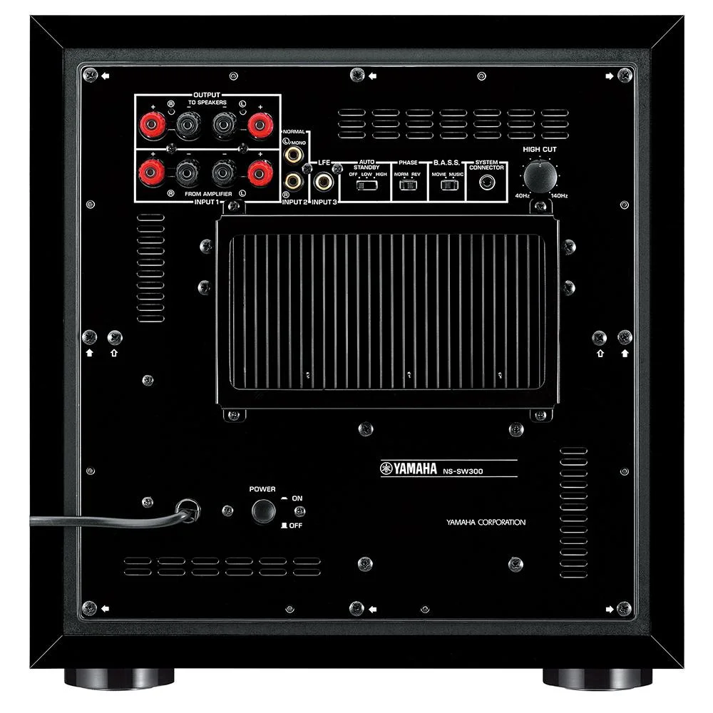 Yamaha NsSw300 Subwoofer Ativo Kabum
