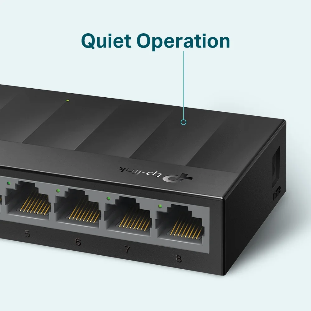Switch TP-Link, 8 portas – LS1008G