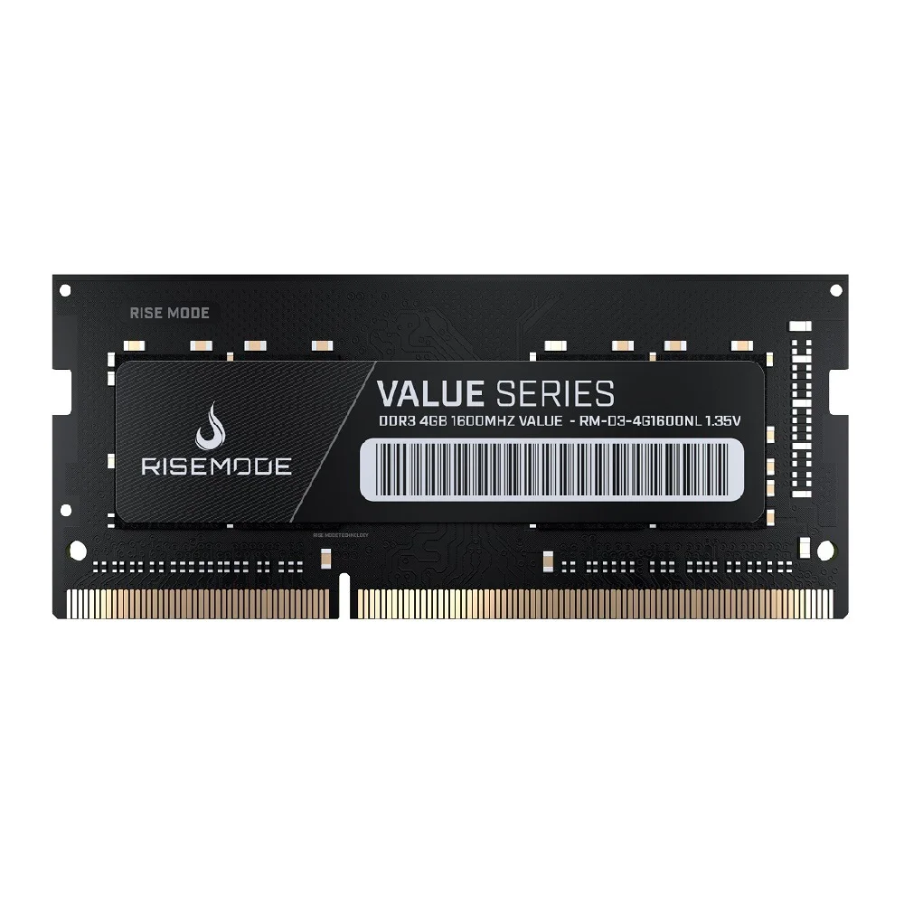 Memória Notebook Rise Mode Value Series 4GB DDR3 1600MHz - RM-D3-4G1600NL Memória Notebook Rise Mode Value Series 4GB DDR3 1600MHz - RM-D3-4G1600NL