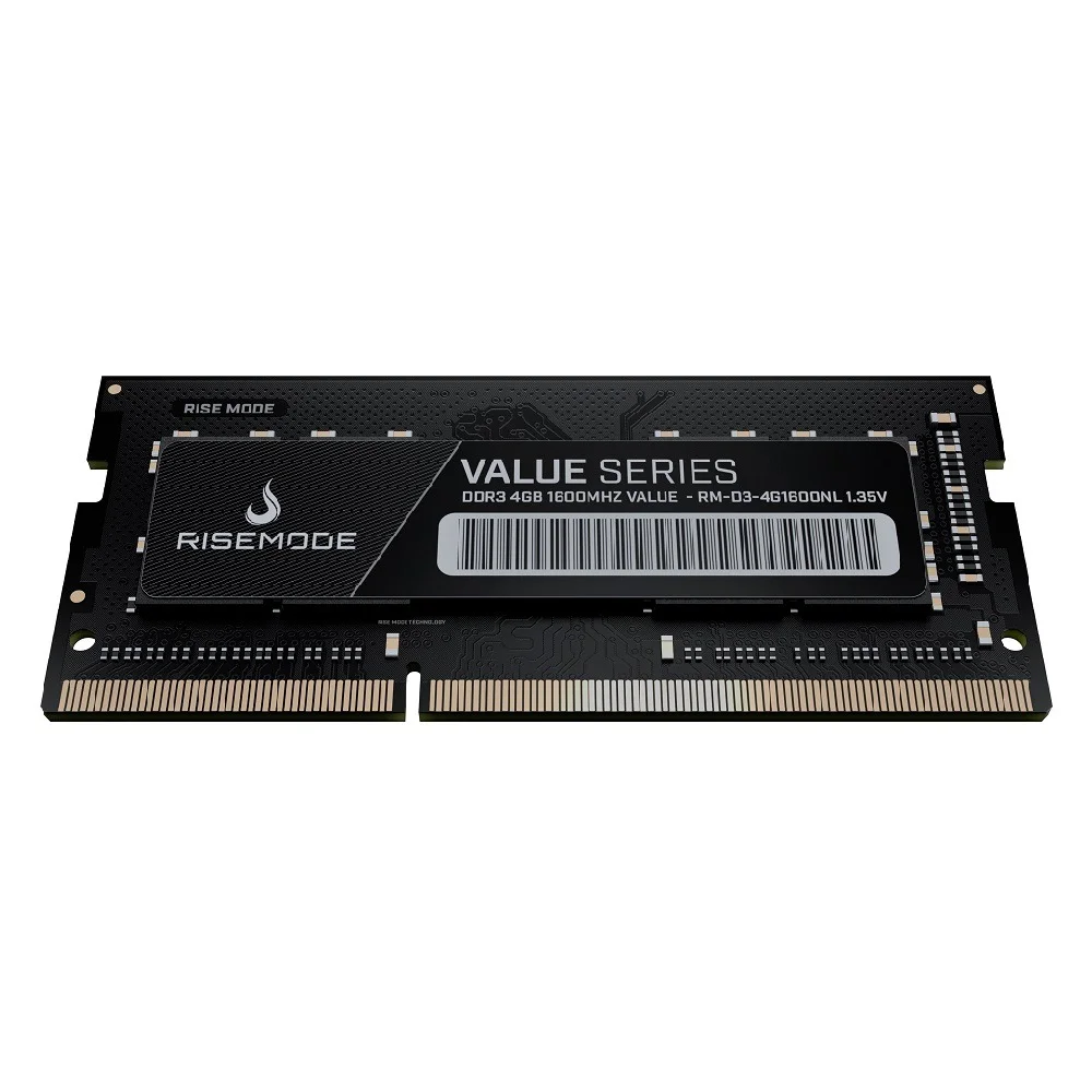 Memória Notebook Rise Mode Value Series 4GB DDR3 1600MHz - RM-D3-4G1600NL Memória Notebook Rise Mode Value Series 4GB DDR3 1600MHz - RM-D3-4G1600NL