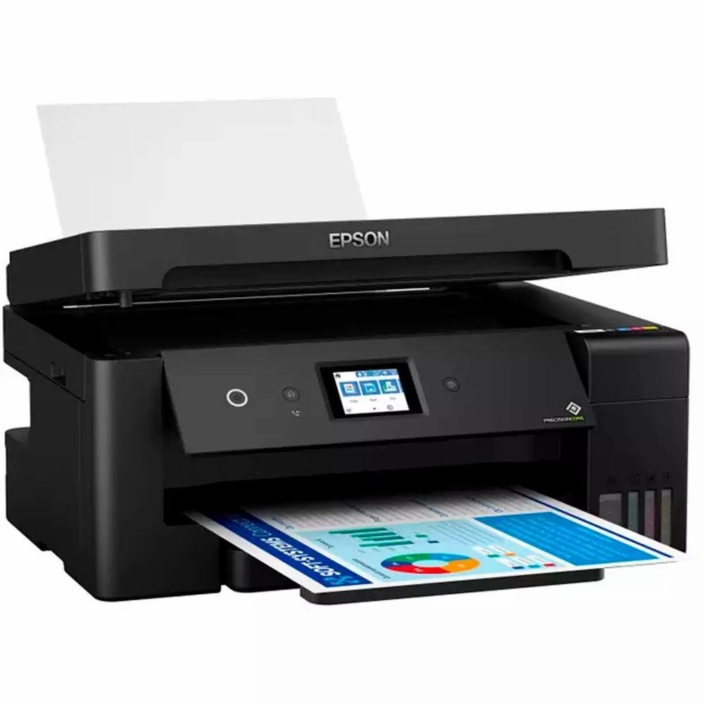 Impressora Jato De Tinta Epson Ecotank L14150, Colorido, A3, Wi-fi, Multifuncional, Bivolt - C11ch96302 Impressora Jato De Tinta Epson Ecotank L14150, Colorido, A3, Wi-fi, Multifuncional, Bivolt - C11ch96302