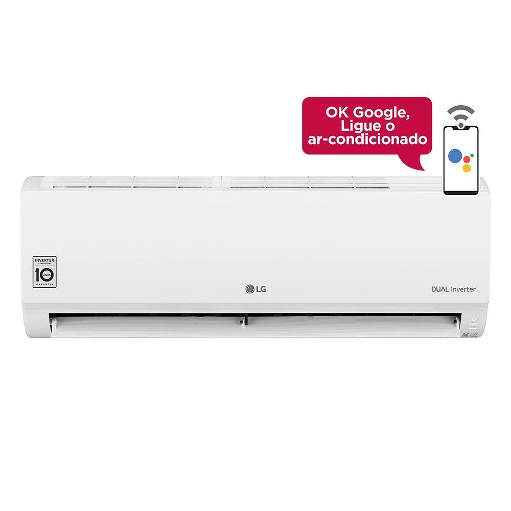 Ar Condicionado LG Split Voice Hi Wall, Dual Inverter, Frio, 127V - S4-Q09WA51B Ar Condicionado LG Split Voice Hi Wall, Dual Inverter, Frio, 127V - S4-Q09WA51B