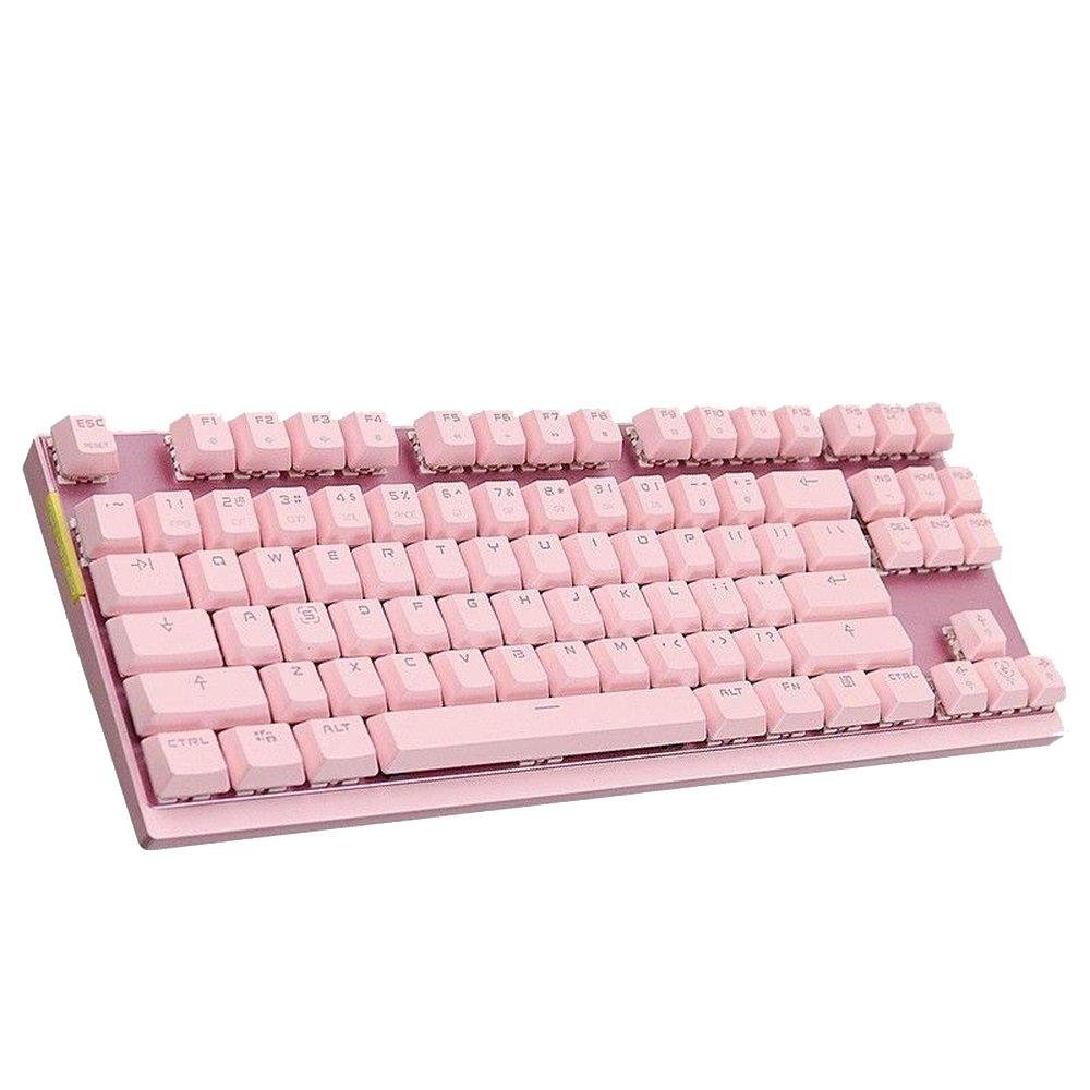 Teclado Mecânico Motospeed Ck82 Rosa Rgb KaBuM