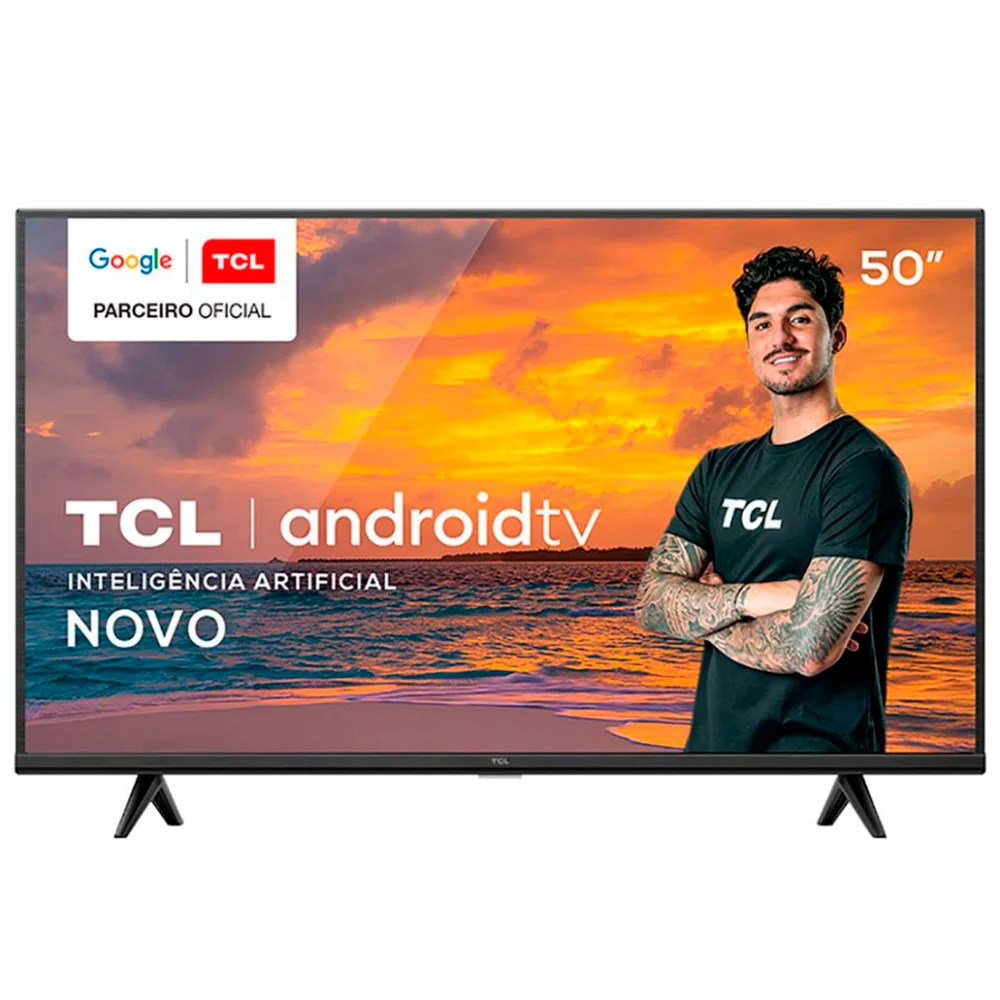 Smart TV LED TCL 50 Polegadas 4K WiFi UHD HDR