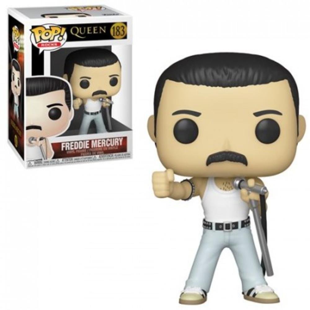 Boneco Funko Pop Rocks Queen Freddie Mercury Radio Gaga 183.