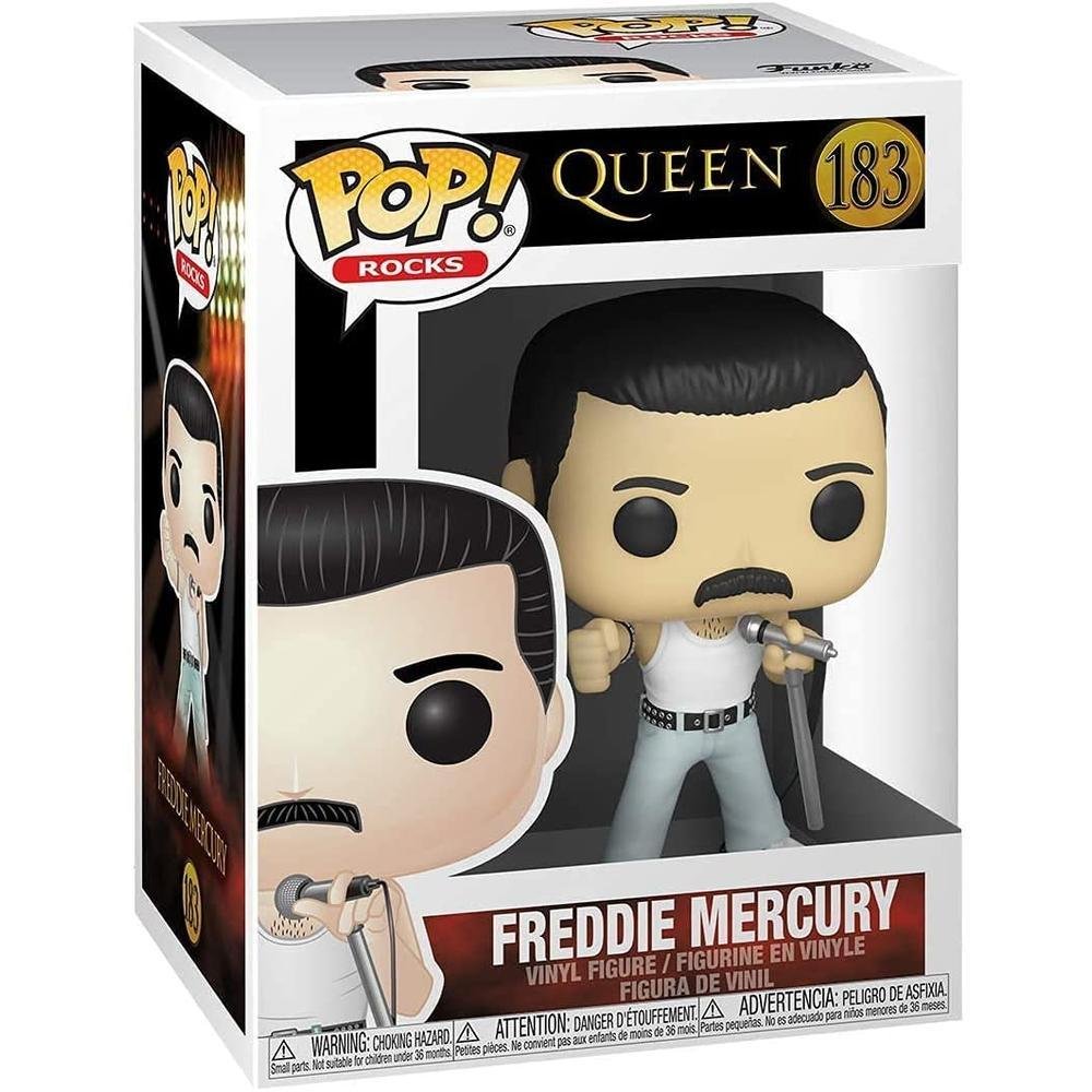 Boneco Funko Pop Rocks Queen Freddie Mercury Radio Gaga 183.