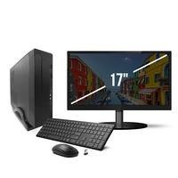 Computador Megaview Intel I3, RAM 4GB, SSD 256,  17 Polegadas + Teclado e Mouse Sem Fio - Windows