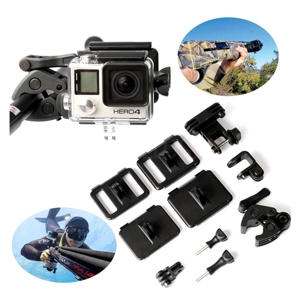 Suporte para GoPro Para Fixaço Preto Fosco KaBuM
