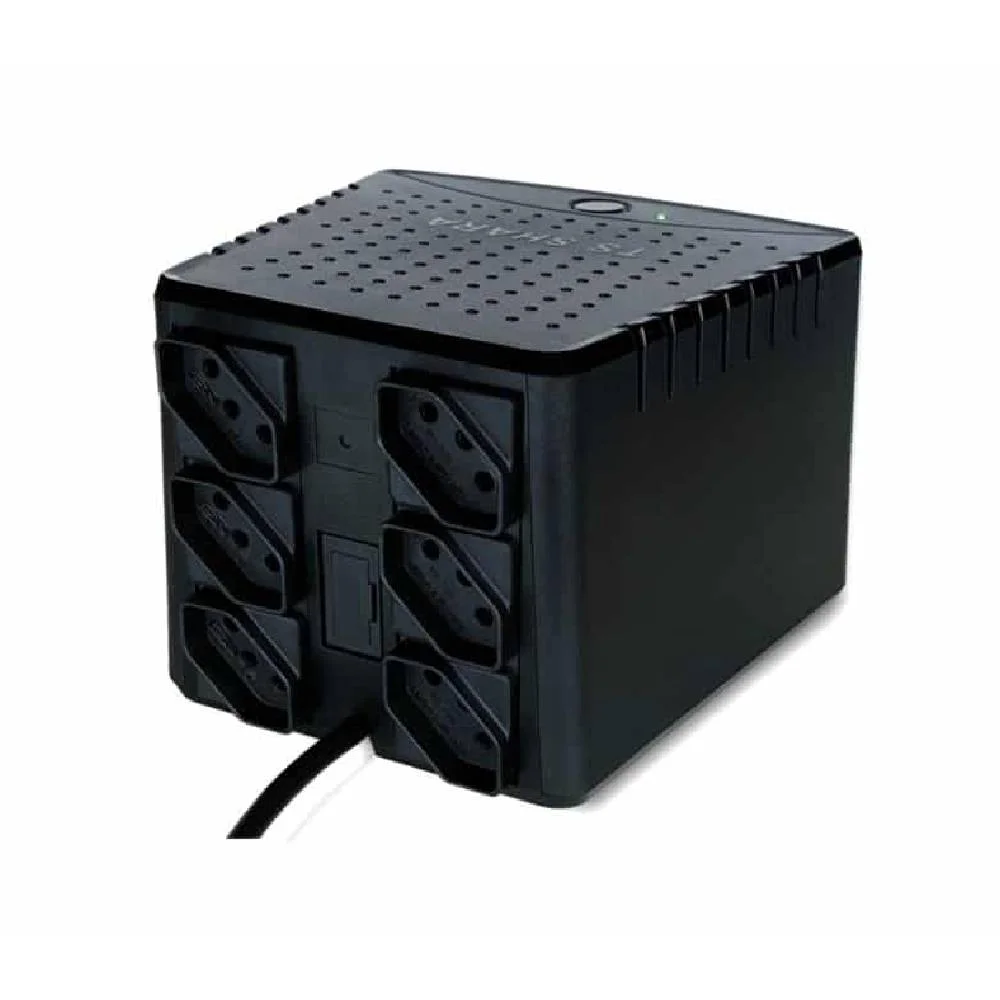 Estabilizador Ts Shara Powerest Home, 2000va Monovolt, Saída 220v, Entrada 220v, 6 Tomadas - 9020 Estabilizador Ts Shara Powerest Home, 2000va Monovolt, Saída 220v, Entrada 220v, 6 Tomadas - 9020