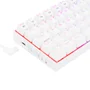 Teclado Gamer 60% Sem Fio Redragon Draconic, Lunar White, Switch Outemu Mk2 Brown, ABNT2, Bluetooth 5.0 - K530RGB
