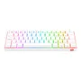 Teclado Gamer 60% Sem Fio Redragon Draconic, Lunar White, Switch Outemu Mk2 Brown, ABNT2, Bluetooth 5.0 - K530RGB
