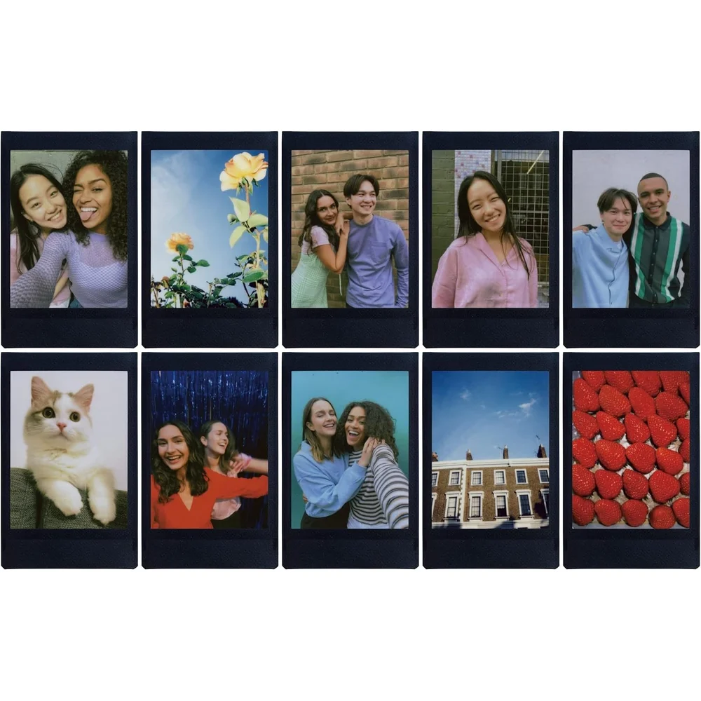 Filme Instantâneo Fujifilm Instax Black Com 10 Poses