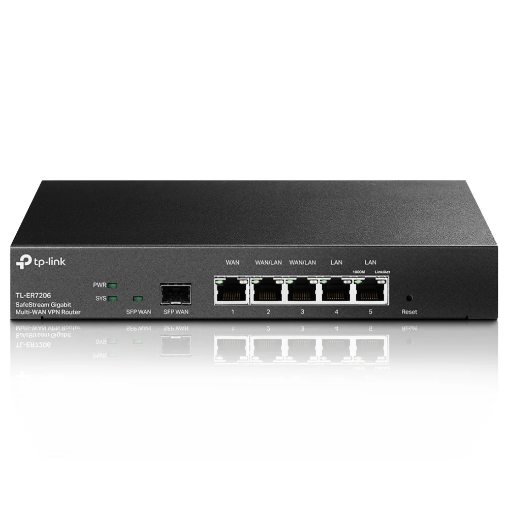 Roteador Vpn Multi Band 5 Portas Gigabit + 1 Porta Sfp Tl-er7206 Tp Link