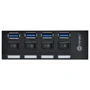 Hub Usb 3.0 4 Portas Com Interruptor Huv-50