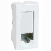 Módulo Tomada Rj45 Legrand Pial Plus+ - Cat 6 Utp Lcs2 - Pial Plus+ - Branco - 615047bc