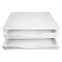 Suporte Para Monitor De Mesa - Com 2 Gavetas - Branco - 3340