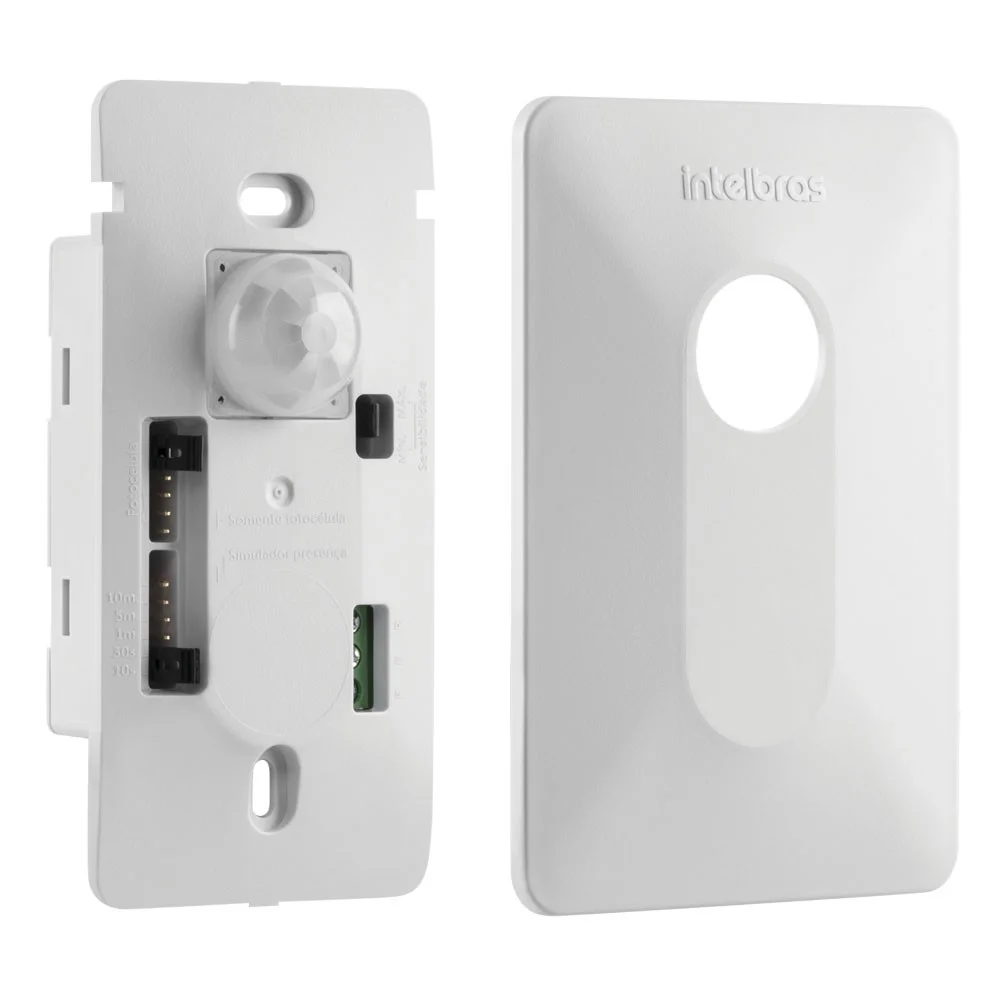 Sensor De Presença Para Iluminação 120° Embutir 4x2 Espi 180 E Intelbras