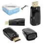 Adaptador HDMI Para VGA KNUP Kp-3469 Com Conversor De Audio