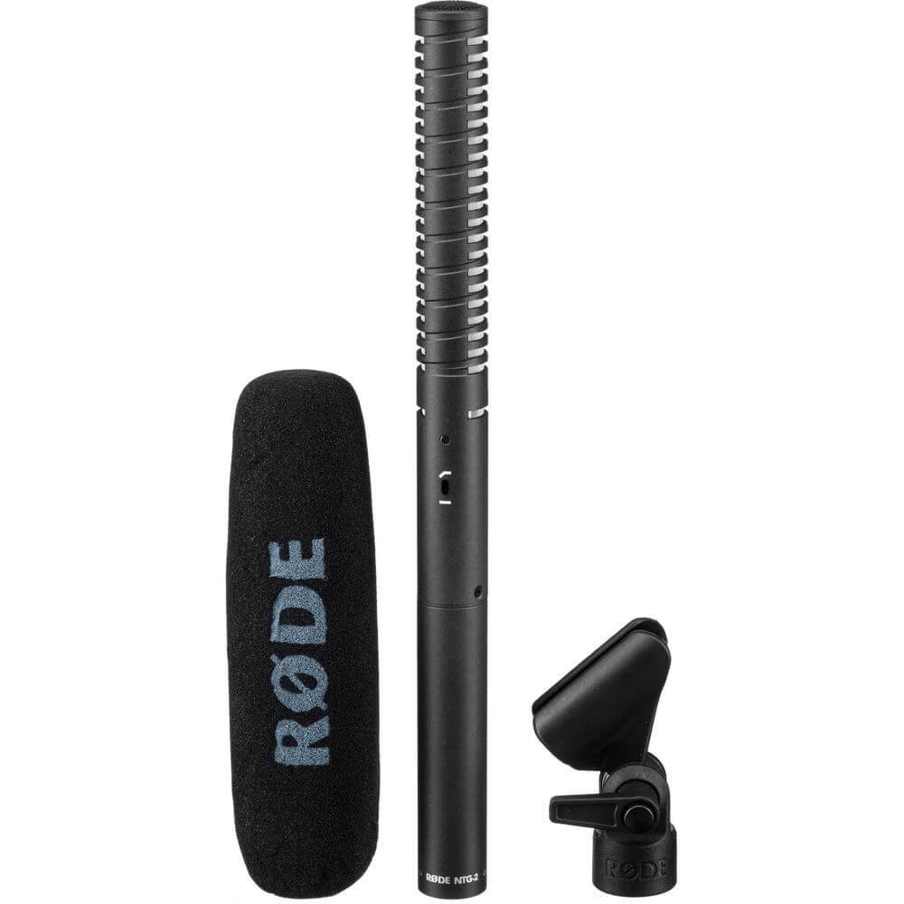 Microfone Shotgun Rode NTG-2 Multi-powered | KaBuM!
