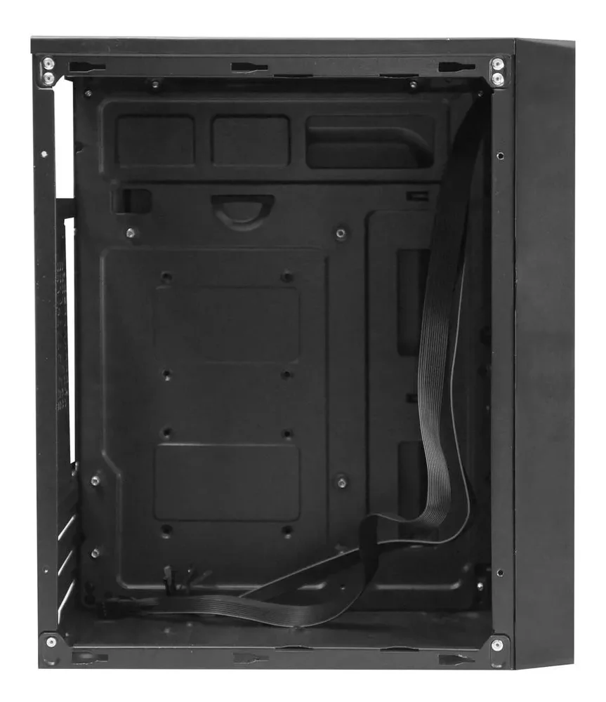 Gabinete BrazilPC, Mini ATX N110,  Mid Tower, S/ Fonte, Preto