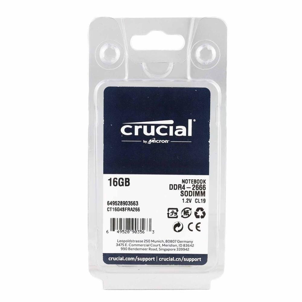 Memoria, 16gb, Ddr4, Notebook, Crucial Box. | KaBuM!