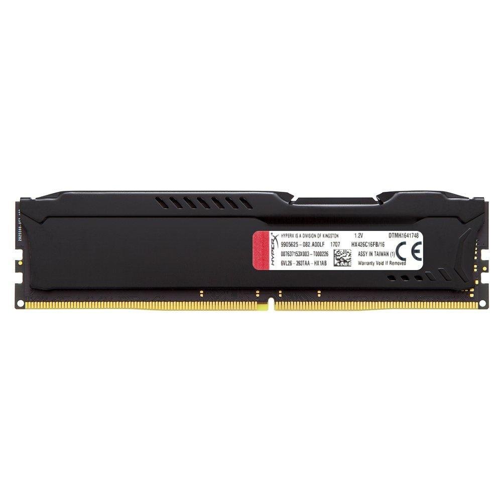 Memória HyperX Fury Black 16GB 2666MHz DDR4