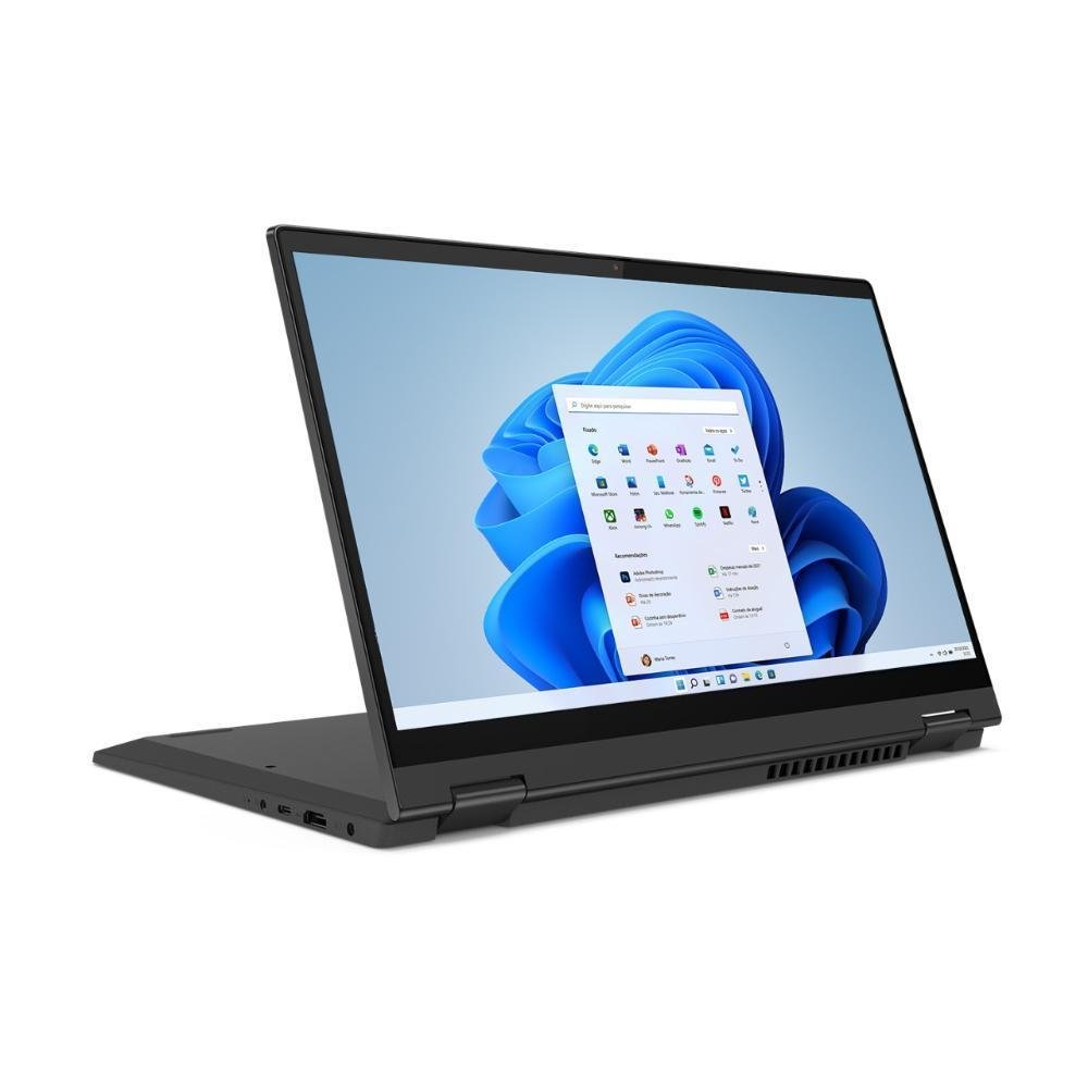 Notebook Lenovo 2 Em 1 Ideapad Flex 5i, I5-1135G7, 8GB, 256GB SSD, W11, 14 Polegadas FHD, Intel Iris Xe Notebook Lenovo 2 Em 1 Ideapad Flex 5i, I5-1135G7, 8GB, 256GB SSD, W11, 14 Polegadas FHD, Intel Iris Xe