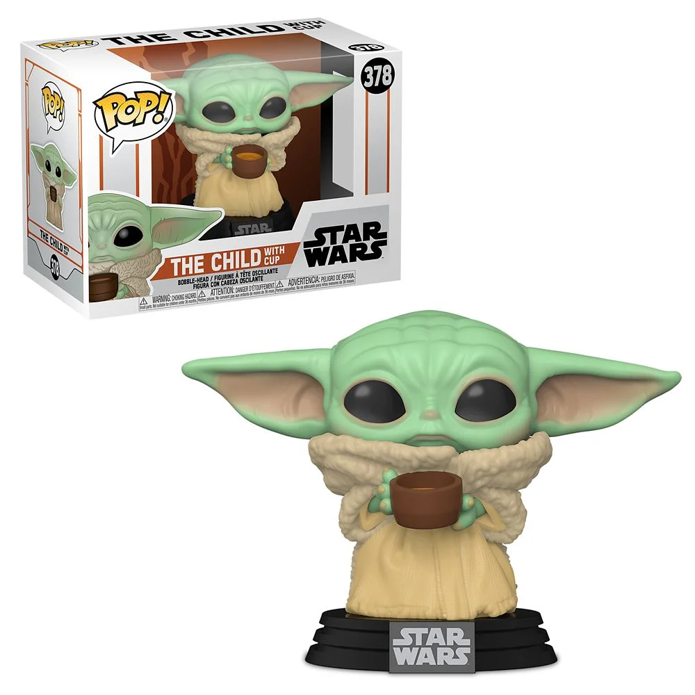Funko Pop! The Child Baby Yoda With Cup – Star Wars #378 Funko Pop! The Child Baby Yoda With Cup – Star Wars #378